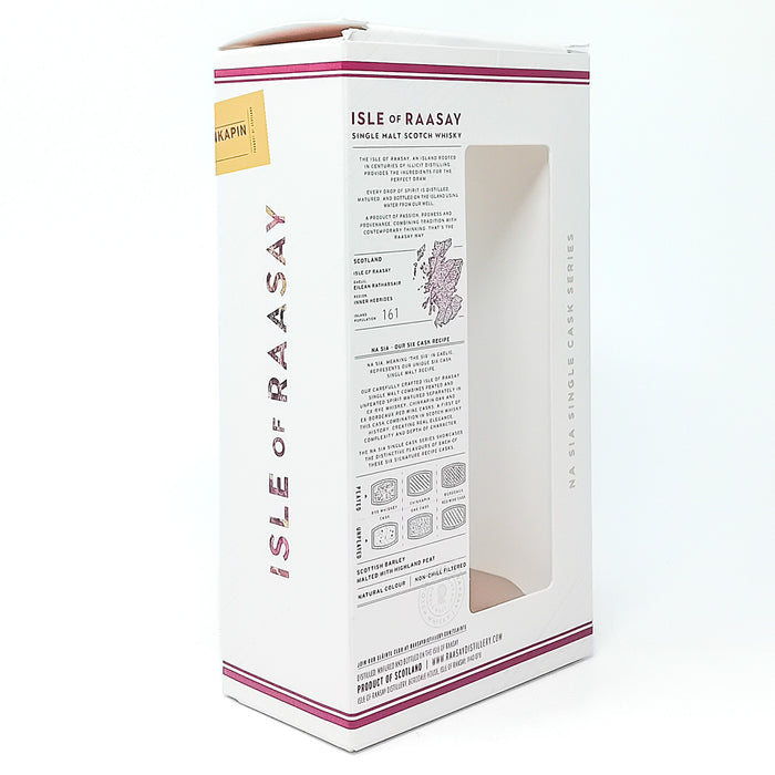 Raasay Unpeated Chinkapin Oak Cask Single Malt Scotch Whisky, 70cl, 61.9% ABV