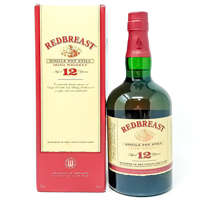 Redbreast 12 Year Old Single Pot Still Irish Whiskey, 70cl, 40% ABV