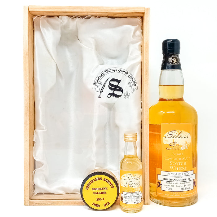 Rosebank 1989 10 Year Old Silent Stills Single Malt Scotch Whisky, 70cl+5cl, 56.2% ABV