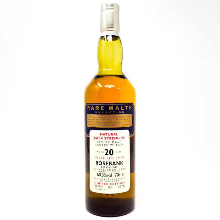 Rosebank 1979 20 Year Old Rare Malts Selection Cask Strength Single Malt Scotch Whisky, 70cl, 60.3% ABV