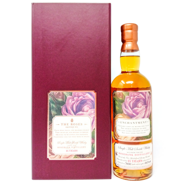 Rosebank 21 Year Old The Roses Edition #7 'Enchantment' Speciality Drinks Single Malt Scotch Whisky, 70cl, 50.3% ABV