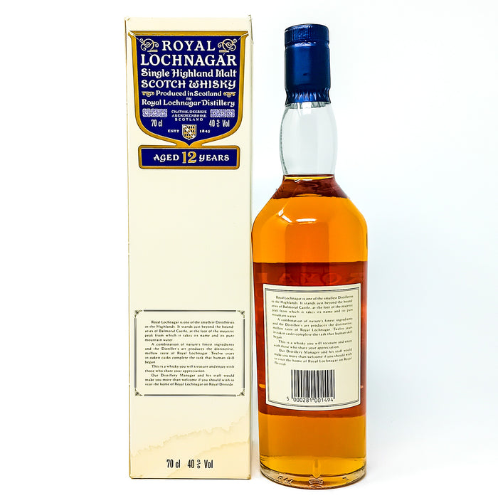 Royal Lochnagar 12 Year Old Single Malt Scotch Whisky, 70cl, 40% ABV