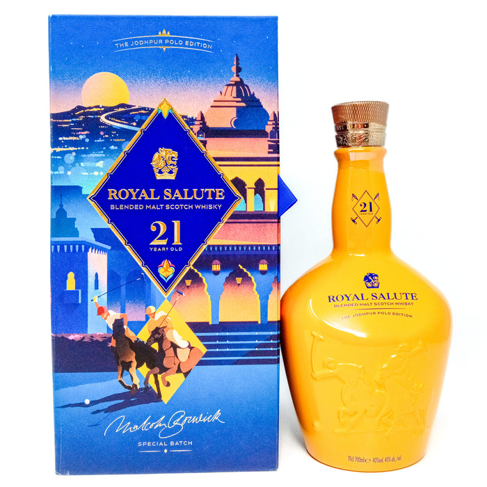 Royal Salute 21 Year Old Jodhpur Polo Edition Blended Scotch Whisky, 70cl, 40% ABV