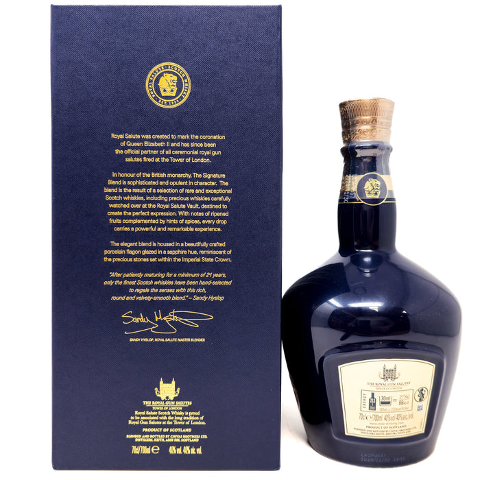Royal Salute 21 Year Old Signature Blended Scotch Whisky, 70cl, 40% ABV