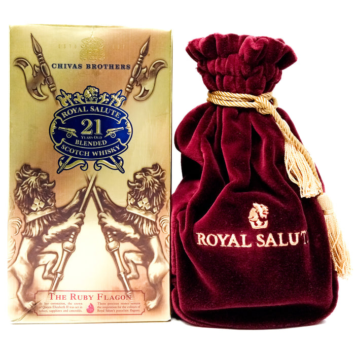 Royal Salute 21 Year Old Ruby Flagon Blended Scotch Whisky, 70cl, 40% ABV