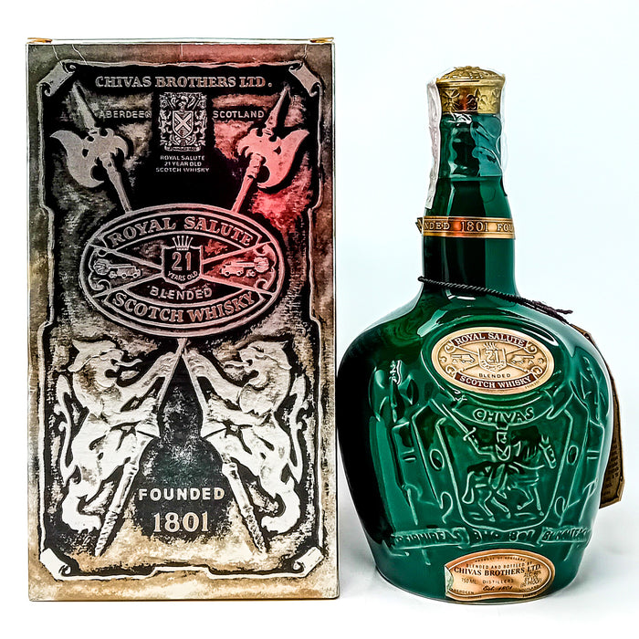 Royal Salute 21 Year Old Emerald Flagon Blended Scotch Whisky, 75cl, 40% ABV