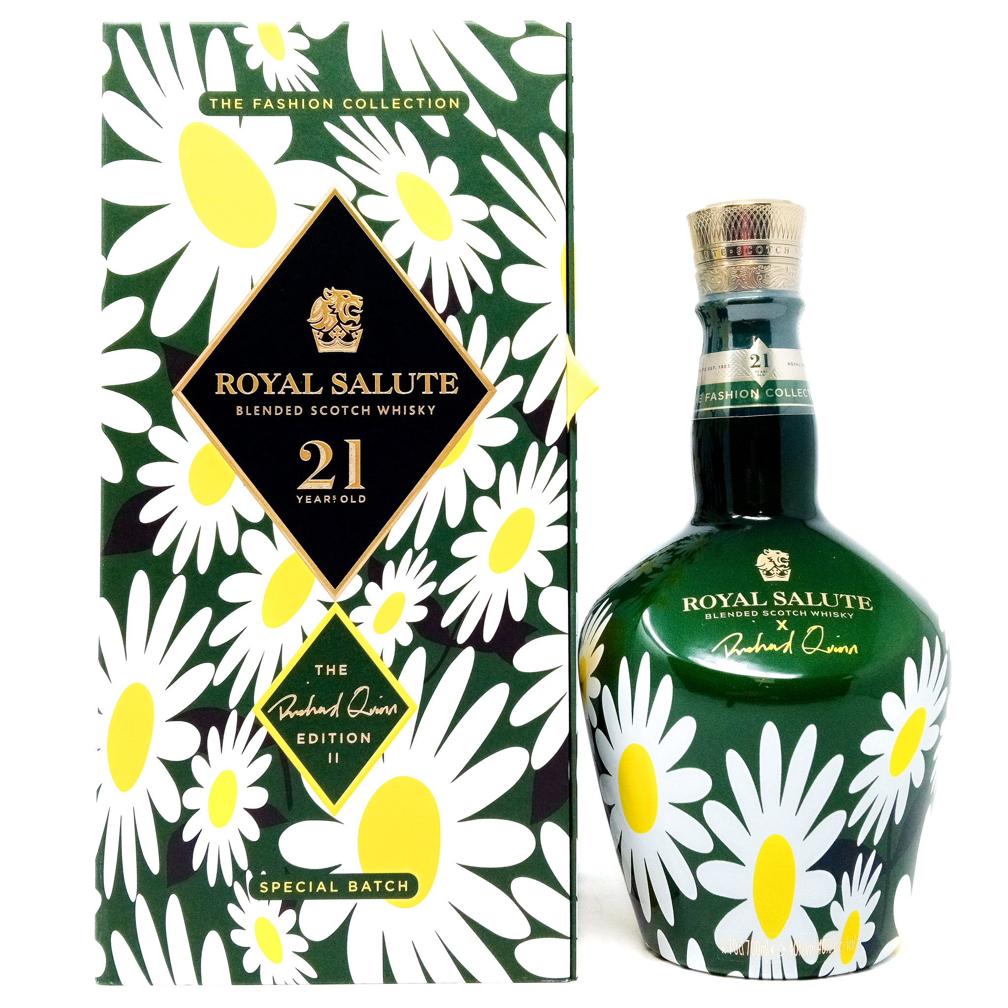 SALUTE21年The RichardQueenEdition II The Royal Salute 21 Year Old Richard Quinn Edition II Orange Roses