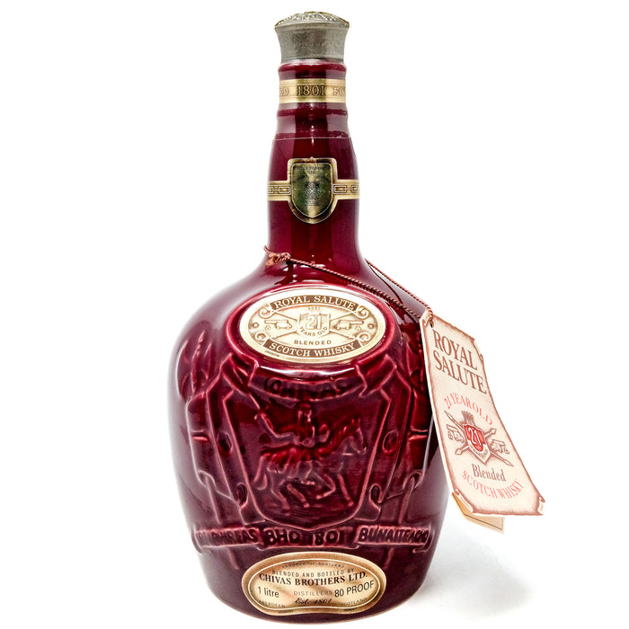 Royal Salute 21 Year Old Ruby Flagon Blended Scotch Whisky, 1L, 40% ABV