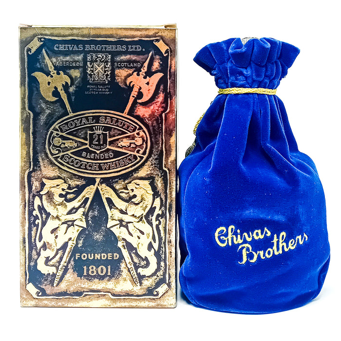 Royal Salute 21 Year Old Sapphire Flagon Blended Scotch Whisky, 75cl, 40% ABV