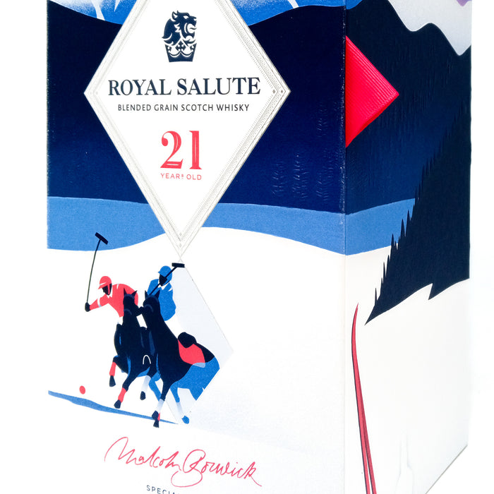 Royal Salute 21 Year Old Snow Polo Edition Blended Scotch Whisky, 70cl, 46.5% ABV