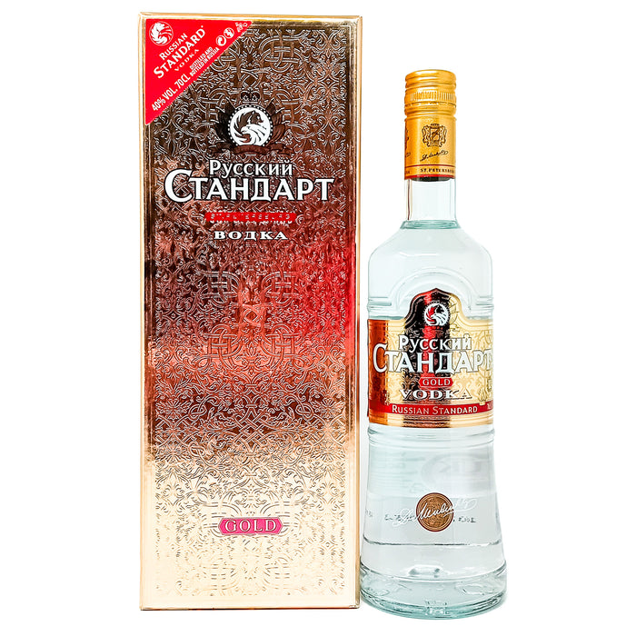 Russian Standard Gold Vodka, 70cl, 40% ABV.