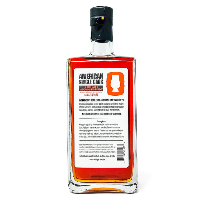 Santa Fe Spirits 2017 6 Year Old Mesquite Smoked American Single Malt Cask #0006 Single Malt American Whiskey, 75cl, 65.0% ABV