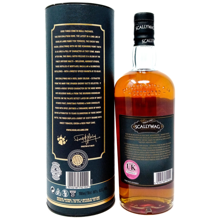 Scallywag Douglas Laing Blended Malt Whisky, 70cl, 46% ABV