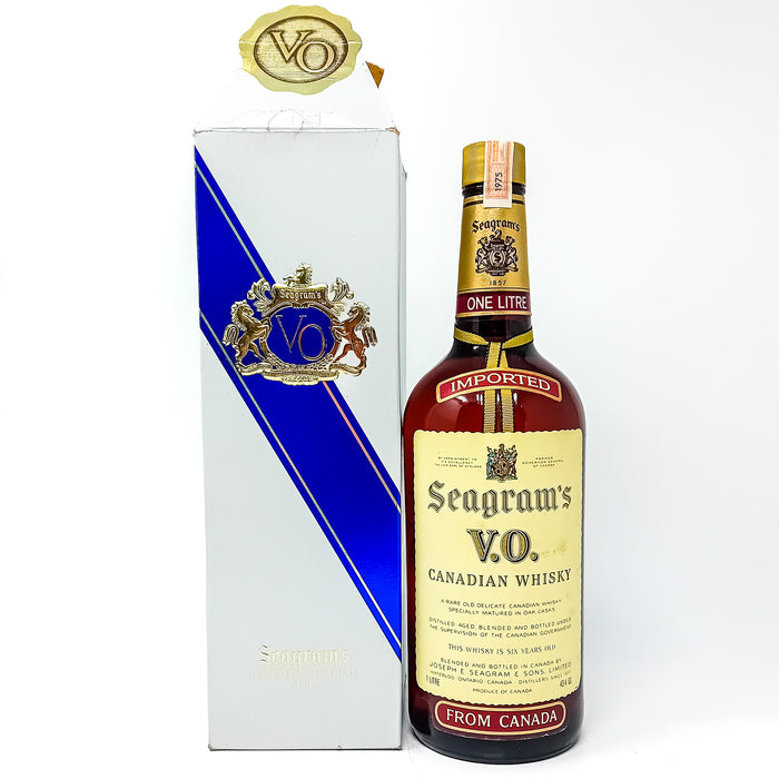 Seagram's V.O. 6 Year Old Canadian Whiskey, 1L, 43.4% ABV