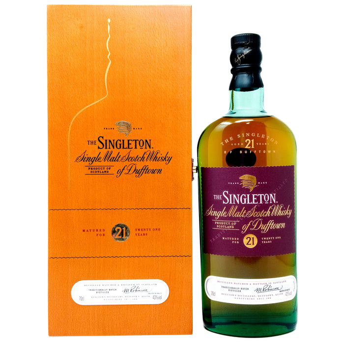 Singleton of Dufftown 21 Year Old Single Malt Scotch Whisky, 70cl, 43% ABV