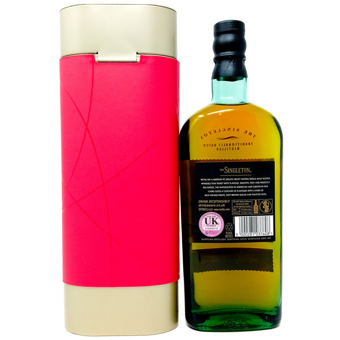Singleton Of Dufftown Spey Cascade Single Malt Scotch Whisky, 70cl, 40% ABV