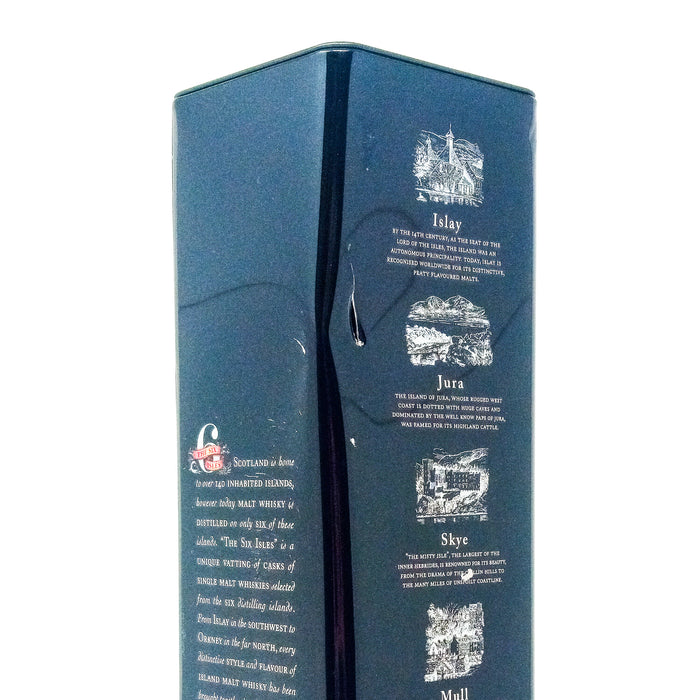 Six Isles Blended Malt Scotch Whisky, 70cl, 43% ABV