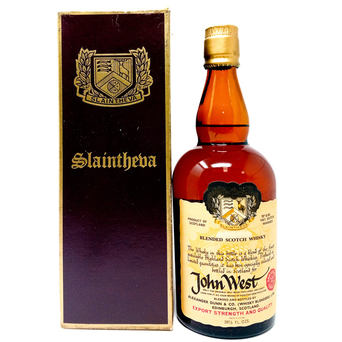 Slaintheva 1970s Blended Scotch Whisky, 26 2/3 fl.ozs., 75° Proof