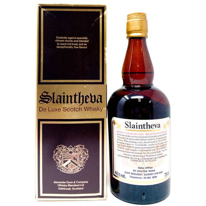 Slaintheva 12 Year Old 1980s Blended Scotch Whisky, 75cl, 40% ABV
