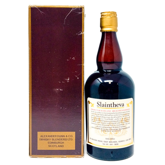 Slaintheva 12 Year Old 1980s Blended Scotch Whisky, 75cl, 40% ABV