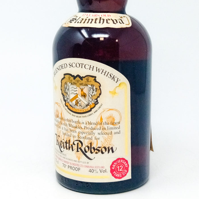 Slaintheva 12 Year Old 1980s Blended Scotch Whisky, 75cl, 40% ABV