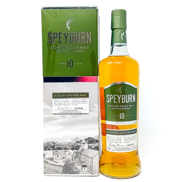 Speyburn 10 Year Old Single Malt Scotch Whisky, 70cl, 40% ABV