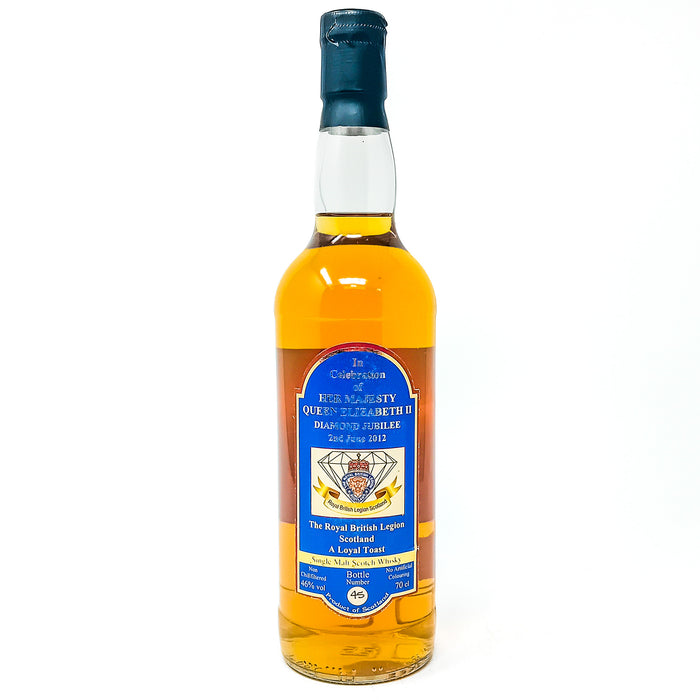 Speyside 1996 Royal British Legion Scotland Bottled for Queen Elizabeth II Diamond Jubilee Single Malt Scotch Whisky 70cl, 46% ABV