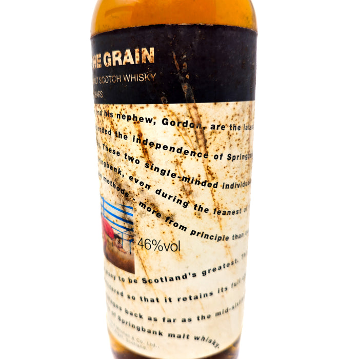 Springbank 10 Year Old Against the Grain for Oddbins Single Malt Scotch Whisky, 70cl, 46% ABV
