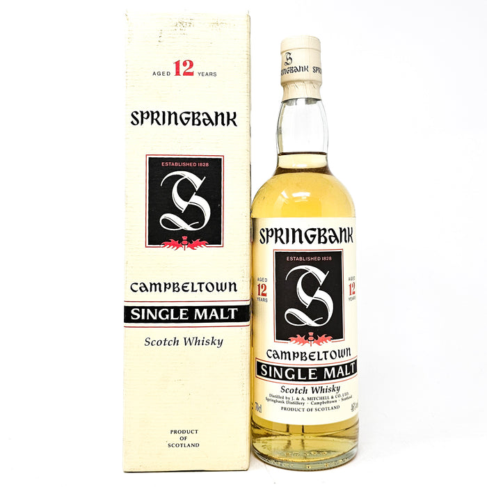Springbank 12 Year Old Red Thistle Campbeltown Single Malt Scotch Whisky, 70cl, 46% ABV