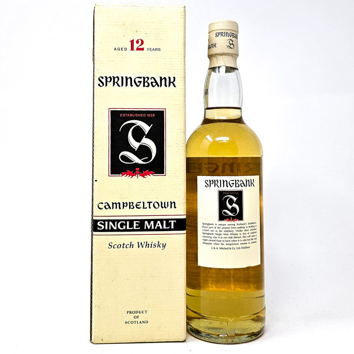 Springbank 12 Year Old Red Thistle Campbeltown Single Malt Scotch Whisky, 70cl, 46% ABV