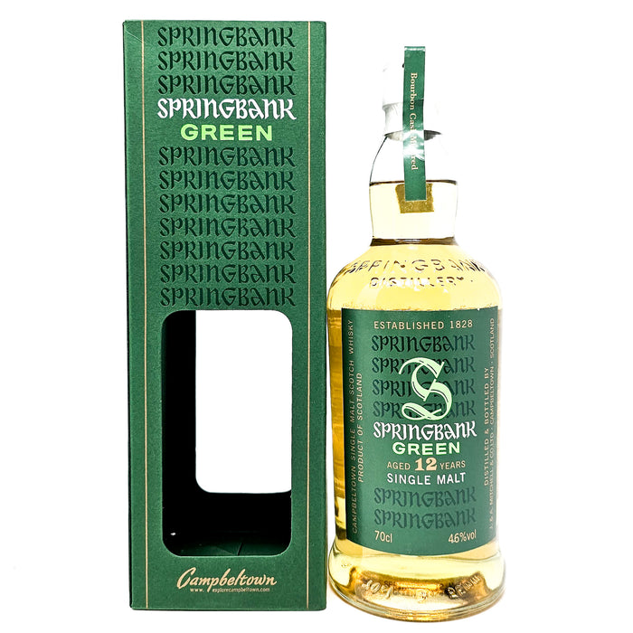 Springbank Green 12 Year Old Single Malt Scotch Whisky, 70cl, 46% ABV