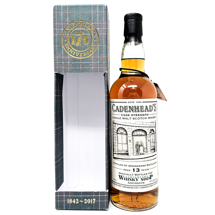 Springbank 2003 13 Year Old Cadenhead's 175th Anniversary Single Malt Scotch Whisky, 70cl, 57.0% ABV