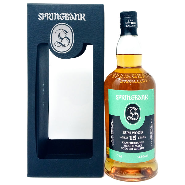 Springbank 2003 15 Year Old Rum Wood Finish Single Malt Scotch Whisky,
