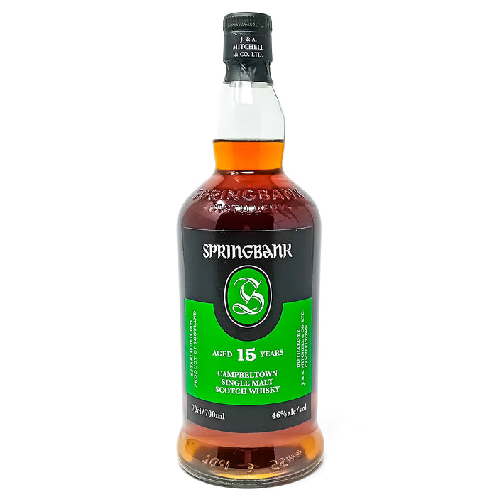 Springbank 15 Year Old Single Malt Scotch Whisky, 70cl, 46% ABV