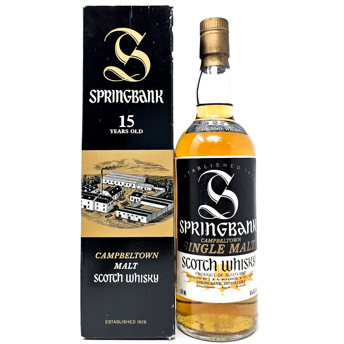 Springbank 15 Year Old - 75cl, 46% ABV, 1980s