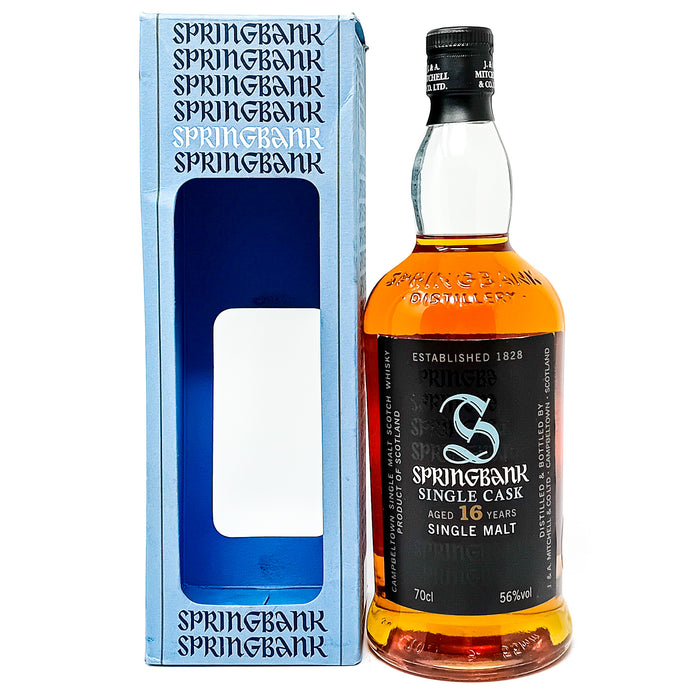 Springbank 1997 16 Year Old Single Cask Single Malt Whisky, 70cl, 56% ABV