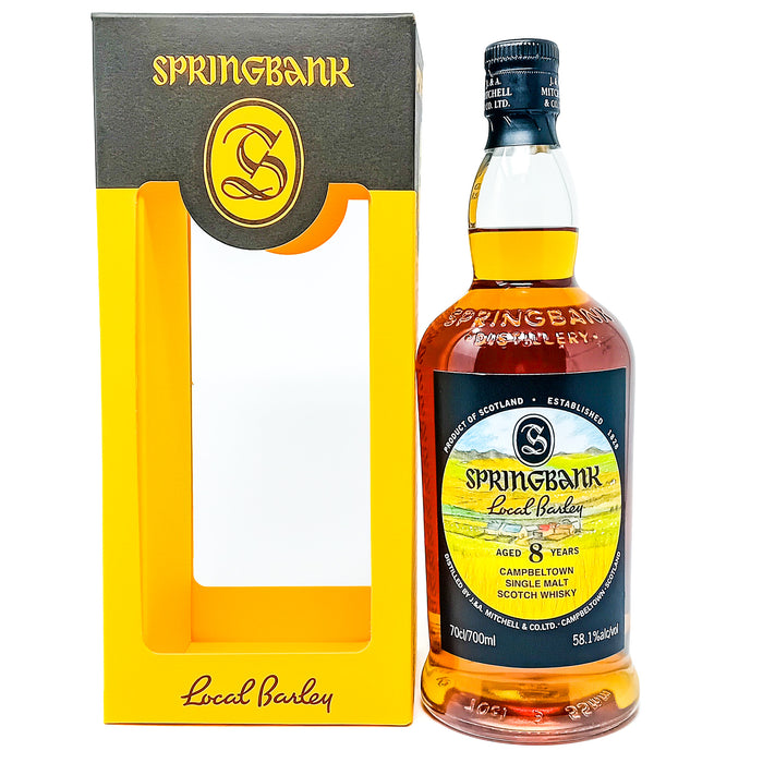 Springbank 2016 Local Barley 8 Year Old Single Malt Scotch Whisky, 70cl, 58.1% ABV