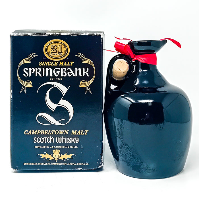 Springbank 21 Year Old Ceramic Single Malt Scotch Whisky, 70cl, 43% ABV