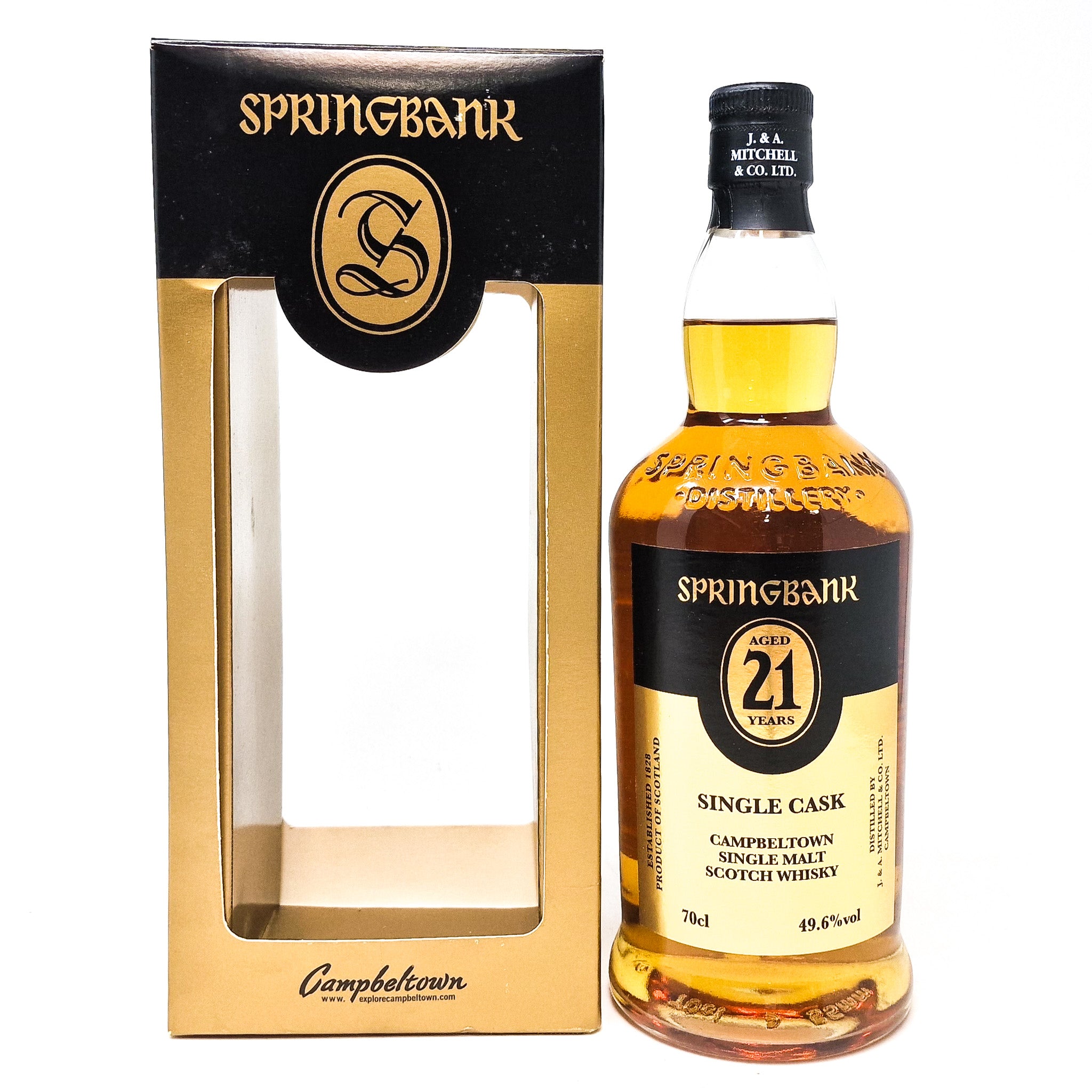 【値下げ中】SPRINGBANK 21年 限定版 スコッチウイスキー springbank-21-year-single-cask