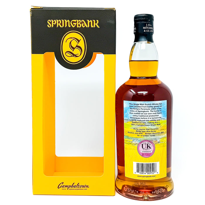 Springbank 2016 Local Barley 8 Year Old Single Malt Scotch Whisky, 70cl, 58.1% ABV