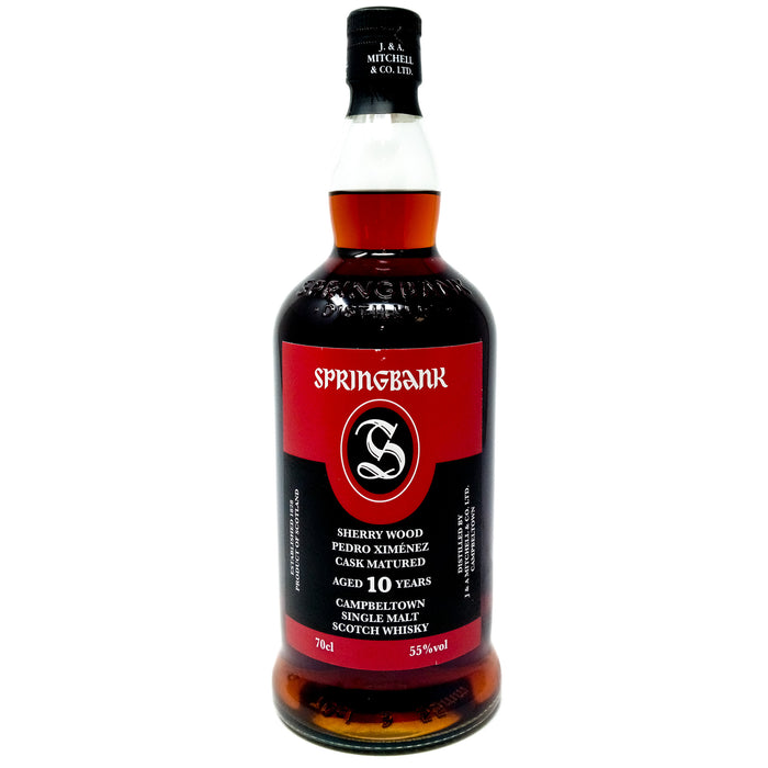 Springbank 2012 10 Year Old Sherry Wood Pedro Ximenez Cask Single Malt Scotch Whisky, 70cl, 55% ABV