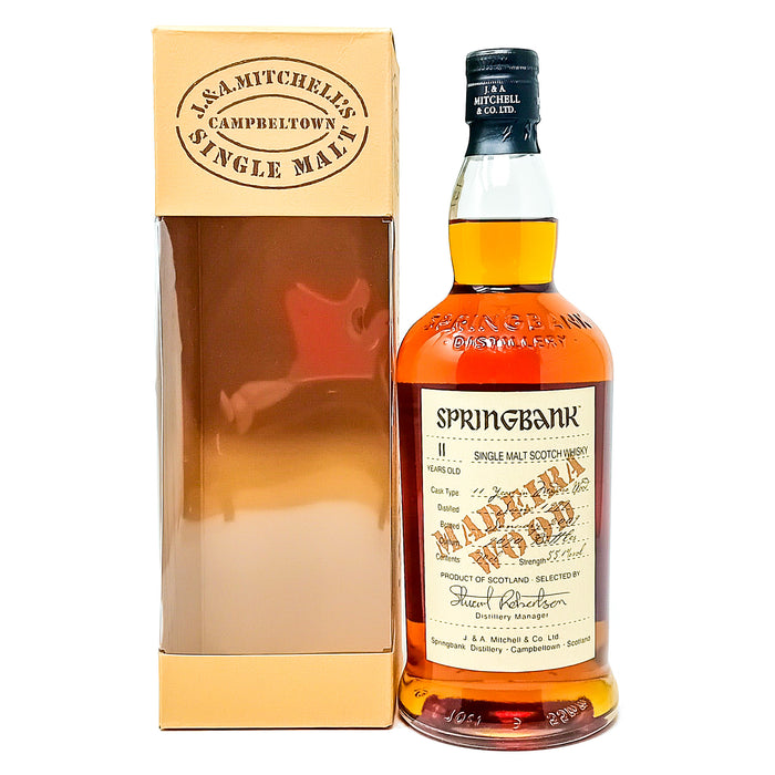 Springbank 1997 11 Year Old Madeira Wood Single Malt Scotch Whisky 70cl, 55.1% ABV