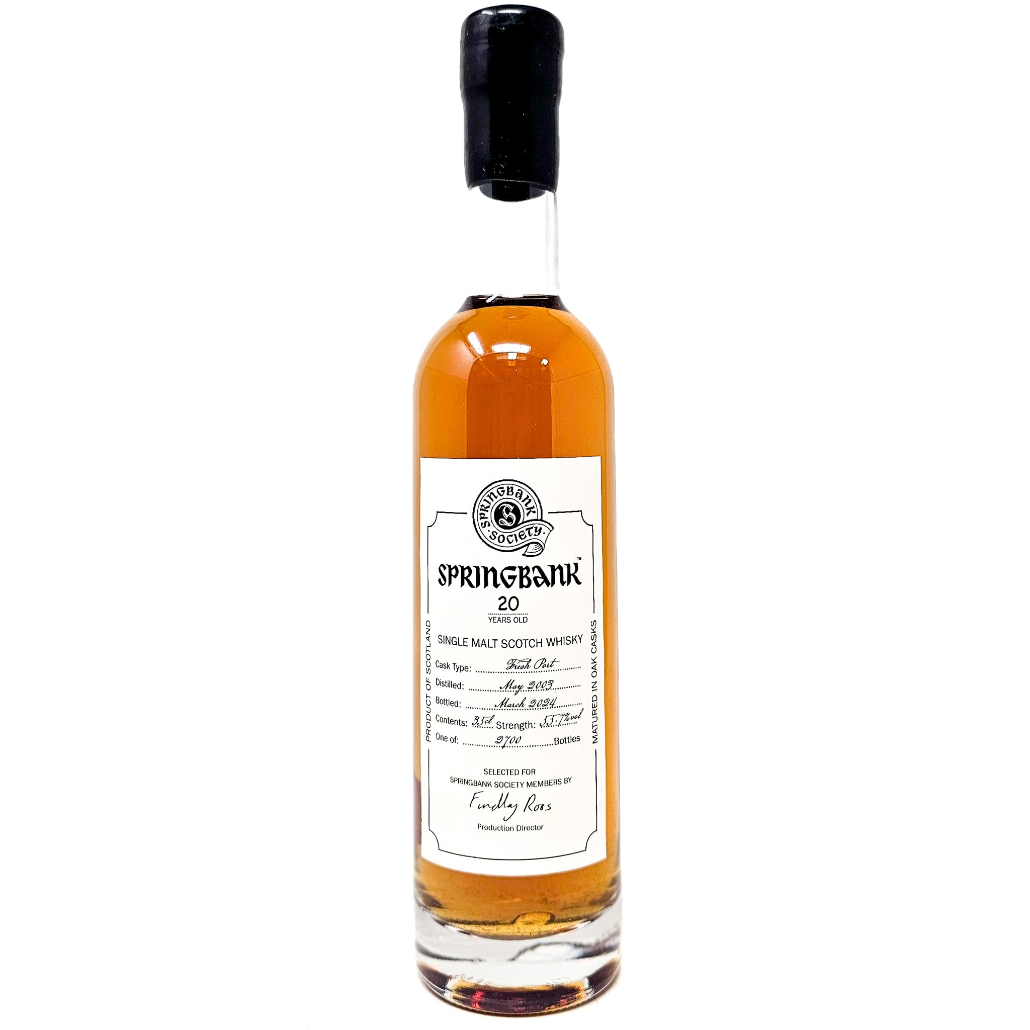 Springbank 20YO Fresh Port – Limited Edition