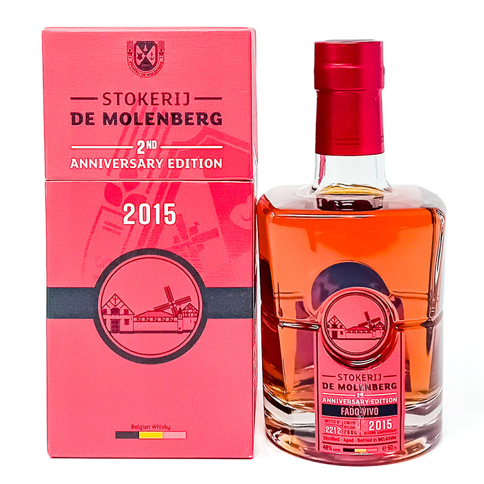 Stokerij de Molenberg Fado Vivo 2015 Belgian Whisky, 50cl, 46% ABV
