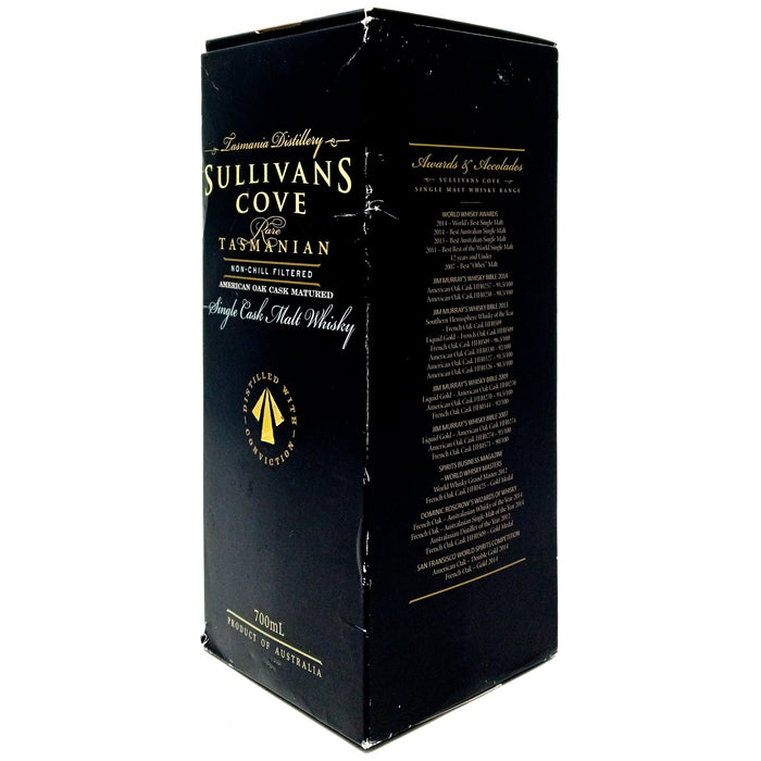 Sullivans Cove 2000 Single American Oak Cask #HH0354 Single Malt Australian Whisky, 70cl, 47.5% ABV