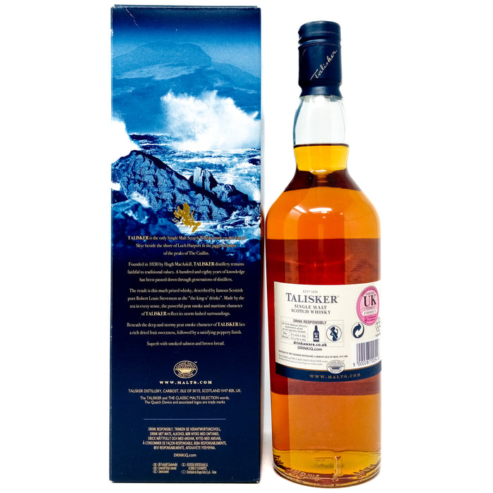 Talisker 10 Year Old Single Malt Scotch Whisky, 70cl, 45.8%