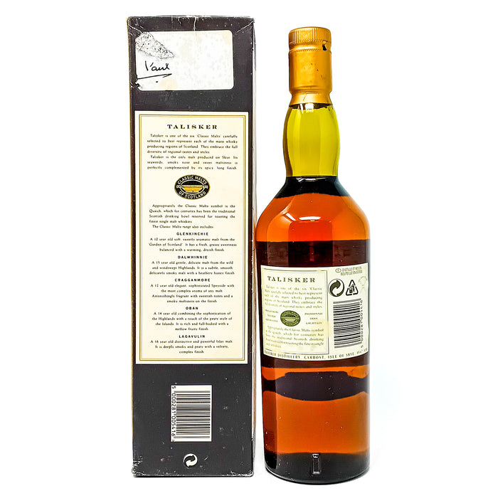 Talisker 10 Year Old Map Label Single Malt Scotch Whisky, 70cl, 45.8% ABV