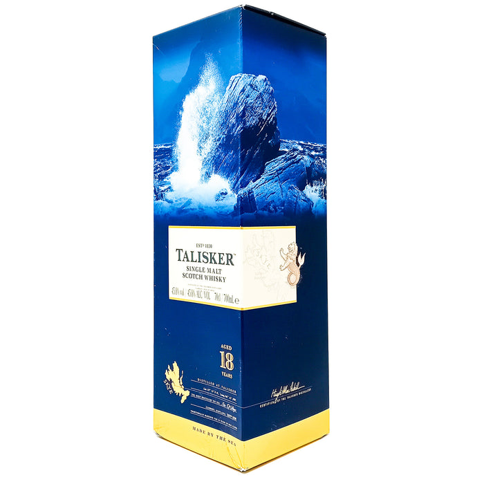 Talisker 18 Year Old Single Malt Scotch Whisky, 70cl, 45.8% ABV