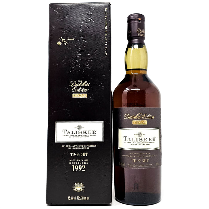 Talisker 1992 Distillers Edition TD-S:5HT Single Malt Scotch Whisky, 70cl, 45.8% ABV