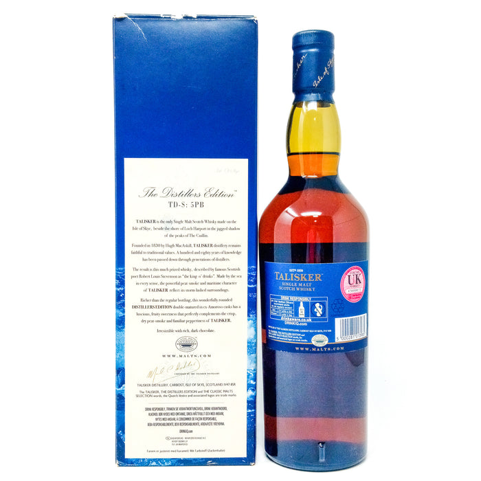 Talisker 2002 Distillers Edition 2013 Single Malt Scotch Whisky, 70cl, 45.8% ABV
